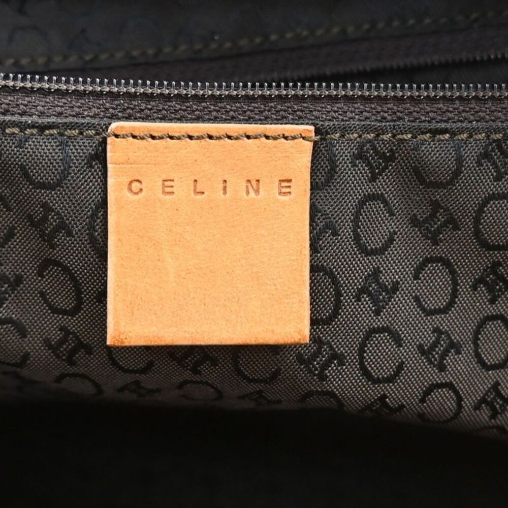 Celine C Macadam Handbag Suede And Leather Brown Suede Handbag - Picture 6 of 16